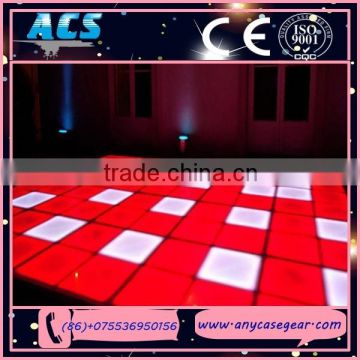 ACS led wedding party floor, led stage events light interactive led dance floor , rgb LED Brick dance floor