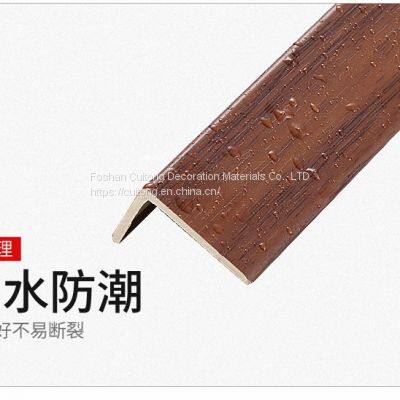 PVC Folding Strip 7-word Plastic Right Angle Edging Wood Floor L Type Pressing Strip Ceramic Tile Wrapping Edge Yang Corner Folding Line photo-4