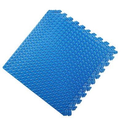 100*100cm Leaf Surface Yoga Puzzle Mat 2CM Thick Interlocking Foam Puzzle Exercise Mat Non-toxic EVA Foam Interlocking Floor Tiles for Gym