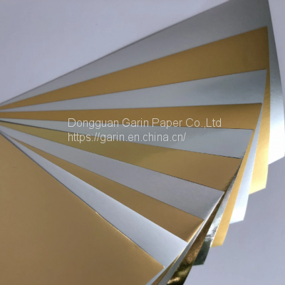 250gsm 300gsm 350gsm 400gsm Gold Silver Cardboard Metallic Paperboard