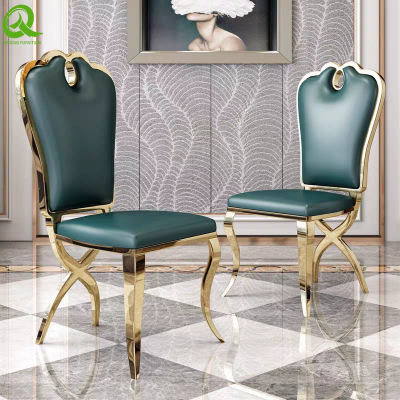 High Quality Royal Stainless Steel Dining Chair Hotel Dining Chair