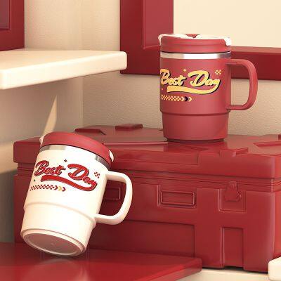 Stainless Steel Mug With Spoon and Tea Strainer photo-3