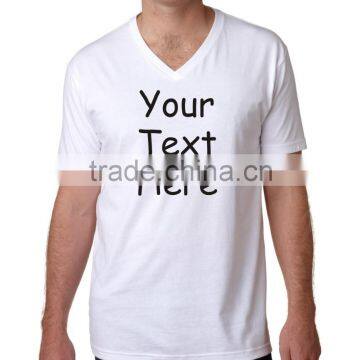 New design v-neck t shirts