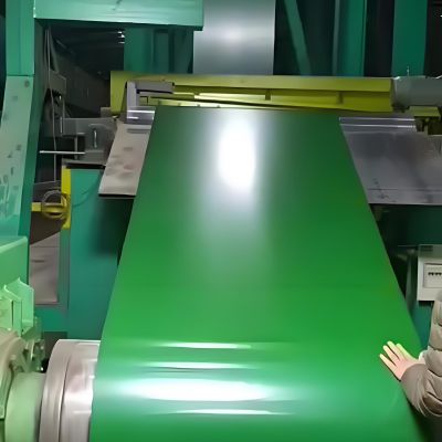 High quality green steel coils can be used for roof making