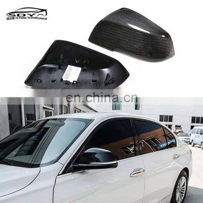 F20 F22 F30 Replace Installation Carbon Fiber Side Mirror Caps Mirror Cover For BMW F20 F22 F30  1 2 3 Series