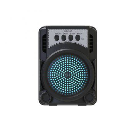 HF185 3 Inch Horn Sound Box Mini Portable RGB Colorful Light Wireless Speaker