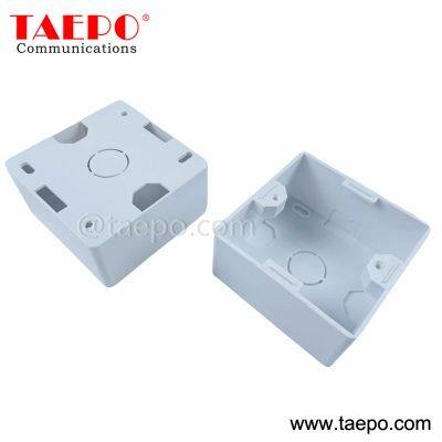 80 French style Back box compatible with 80 network faceplate