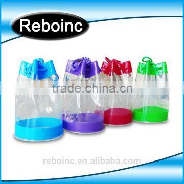 Reboinc-X17 Hair extension shampoo bottle pvc drawstring bag for packaging