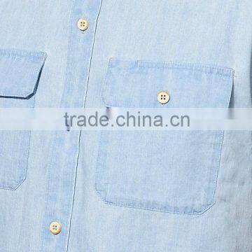 Custom Men Plain Work Shirt Button Up Style Shirts photo-3