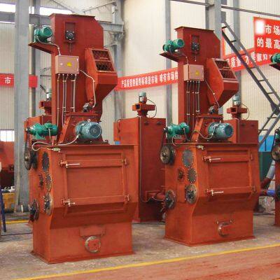 Q32 Tumblast Tumbler Belt Die-casting Cleaning Abrator,Tumblast Tumble Belt Shot Blaster Blasting Machine Crawler Rubber Belt
