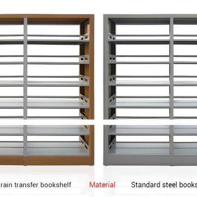 Premium Wooden Bookcase With Storage Compartments—Chinese Factory School Furniture