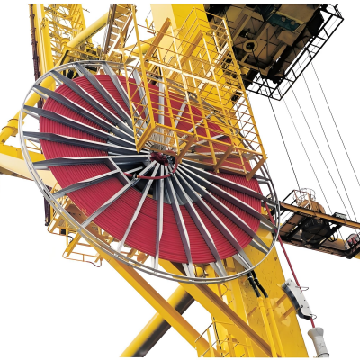 Power Mobile Equipment Cable Reel With Motorised Reels Safe and Reliable Transmission of Power, Data and Fluids Reel Drum