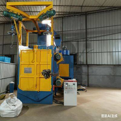 Single and Double Hook Shot Blasting Machine, Large Automatic Sandblasting Machine, Cleaning and Rust Removal Equipment