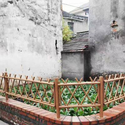Modular Imitation Bamboo Fence Panels for Quick Installation