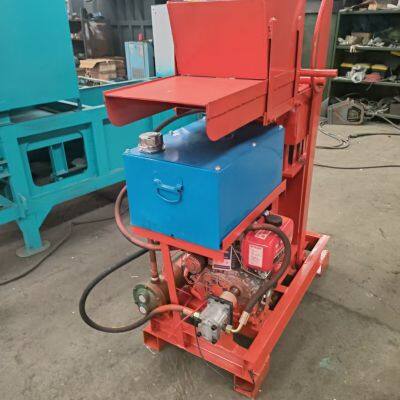 Small Cement Brick Machine Two Phase Electricity Concrete Pad Machine Shaped Brick Block Forming Machine photo-3