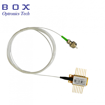 976нм 600мВт лазерный диод накачки, с ФБГ, пакет BTF, волоконно - связанный лазер, непрерывный режим, с термоэлектрическим охладителем, для применения в ЭДЛА