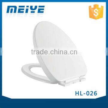 HL-026 MEIYE PP 465*365*69 мм круглый мягкозакрывающийся сиденье для унитаза, крышка унитаза с наклоном