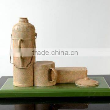 Home Decoration Bronze Live Statue Lunch Box Sculpture Patented photo-5