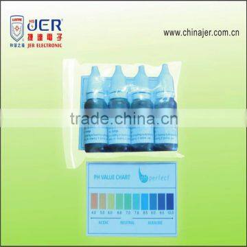 ph liquid water tester/ph reagent/water quality control/ph test from JER with msds certification