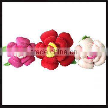 plush rose shaped/flower shaped stuffed pillow on sale