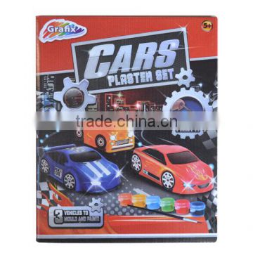 Cars plaster set for kids DIY craft set