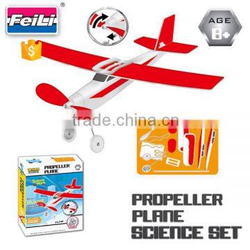 creative toys factory DIY science set propeller plane toys for kids