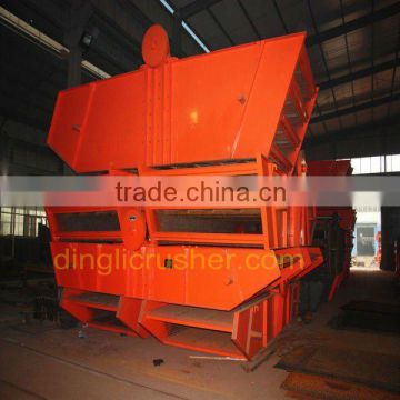 Fine working circular vibrating sifter machine from Dingli