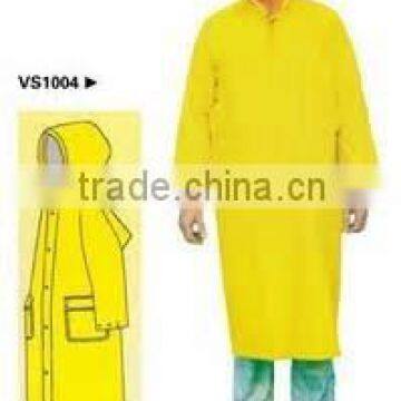 Top Quality Adult Yellow PVC Raincoat