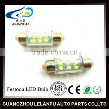 Canbus License Plate White LED Light Bulbs 6SMD 36MM Festoon Lamp dome interior led car light