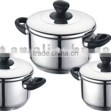 Cheap 6pcs stainless steel pot set