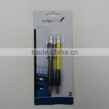 Promotional ball pen office school telescopic plastic pen