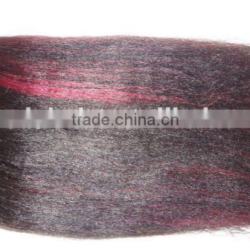 New Fashion Human Hair Weaving Yaki PERM 8''