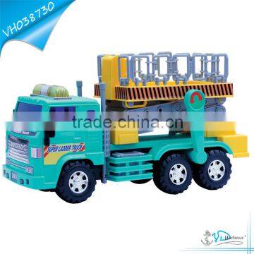 37cm Plastic Friction Lift-up Big Truck Toy