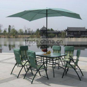 Metal cushion metal garden furniture set