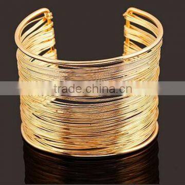 Fashion arm cuff Wholesale Punk Rock Jewelry Wide Silver Gold indian bangles cc Bracelet Punk Bangle wrist band