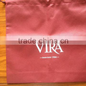 JTD manufacture wholesale custom printed drawstring shoe dust bag