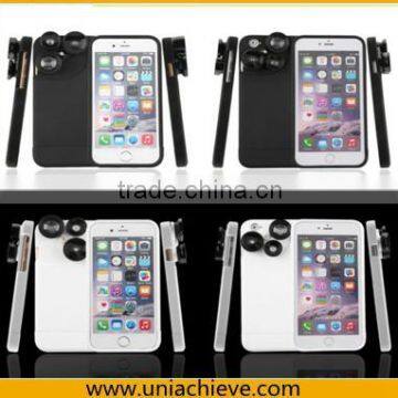 For Iphone 6s/6s Plus Case and 4 in 1 Lens Solution for Cameras IZZi Slim White Color photo-2