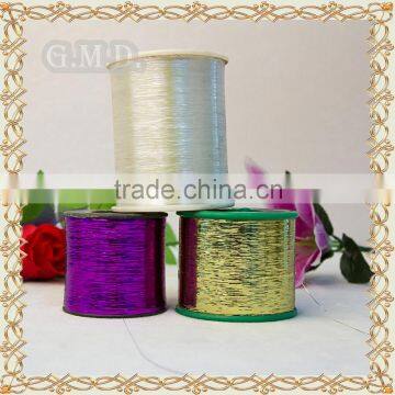 Yiwu Chinese Factory Natural M-type Purple Gold Colorful Flat Yarn