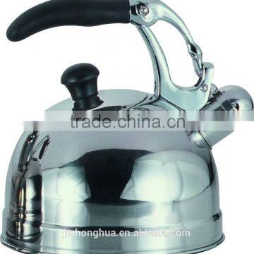 Stainless steel whistling tea kettle