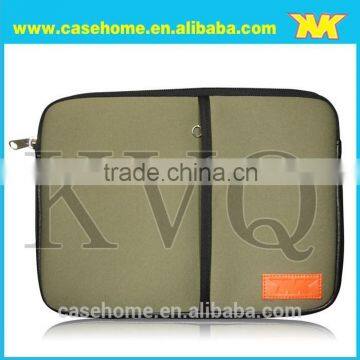 Unique design neoprene tablet sleeve with card holder and pocket,Exclusive design neoprene pouch with card holder