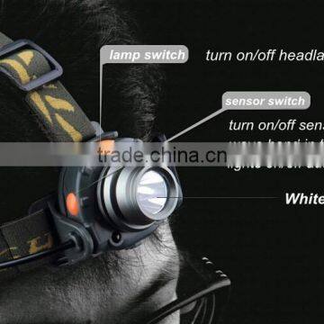 (120305) Best Super Bright 3*AAA Dry Battery Sensing Most Powerful Headlamp photo-5