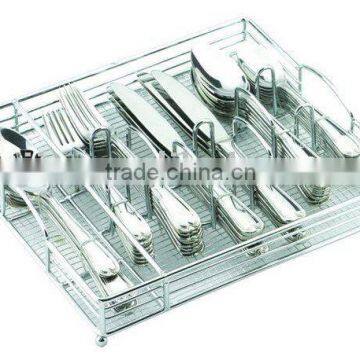 stainless steel FW set with wire caddy