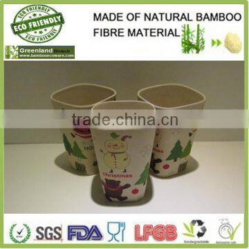 100% bamboo fibre water cup