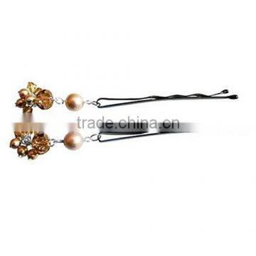 Fashion Rose Color Metal Alloy Bobby Pins photo-5