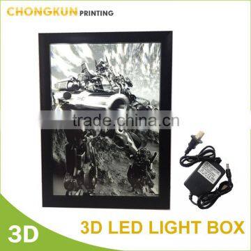 3D Lenticular advertising light box