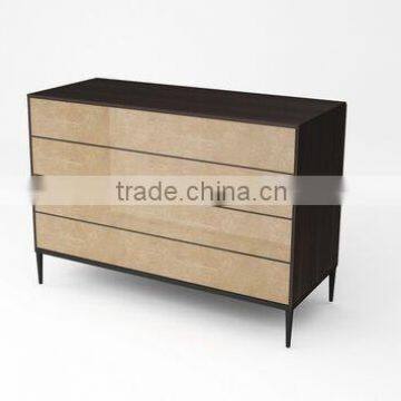 High quality modern design wooden furniture living room chest of 4 drawers