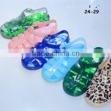 New Design Beautiful Kids' Candy Color Jelly Sandals