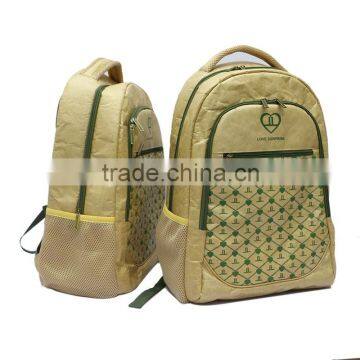 China Express Online Shopping Tyvek Bag Promotional Waterproof Tyvek Recycle Insulated Tyvek Brown Paper Backpack photo-3
