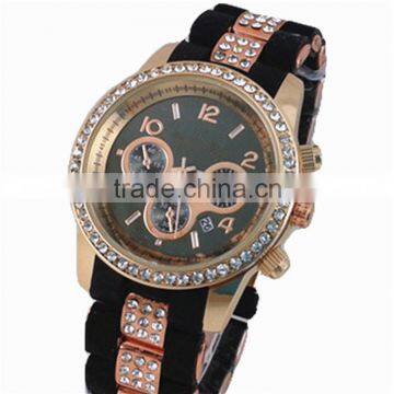 Lackingone Watch Women 4 Colors Fashion Relogio Feminino Silicone Watch Hot Selling Quartz-watch Women Rhinestone Women Watches photo-4