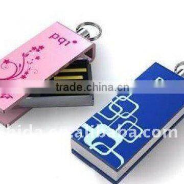 Mini twister usb drive,mini swivel usb disk